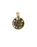 DAWA® Dije Pentagrama Tetragramaton Amuleto Pentaculo